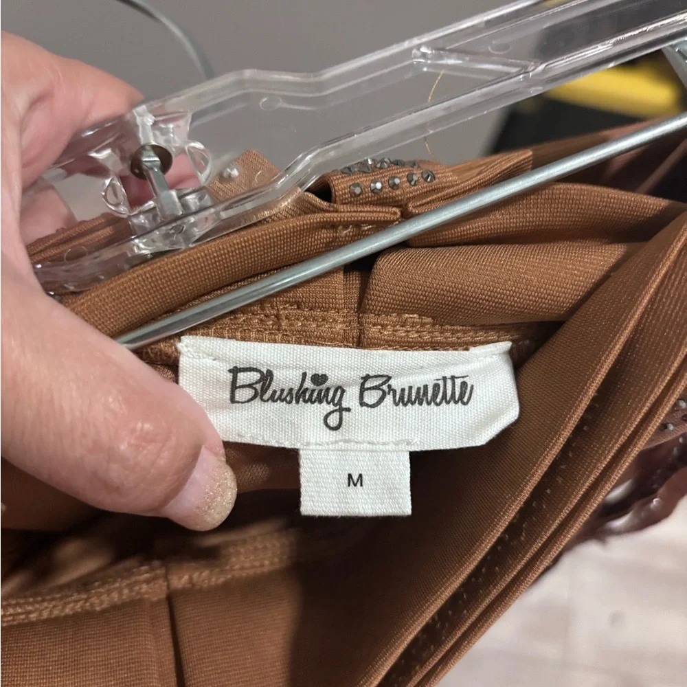 Brown Fringe Skirt - Picture 4 of 4